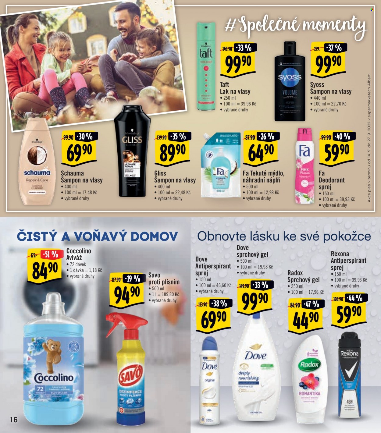 Leták Albert Supermarket - 14.9.2022 - 27.9.2022. Strana 16