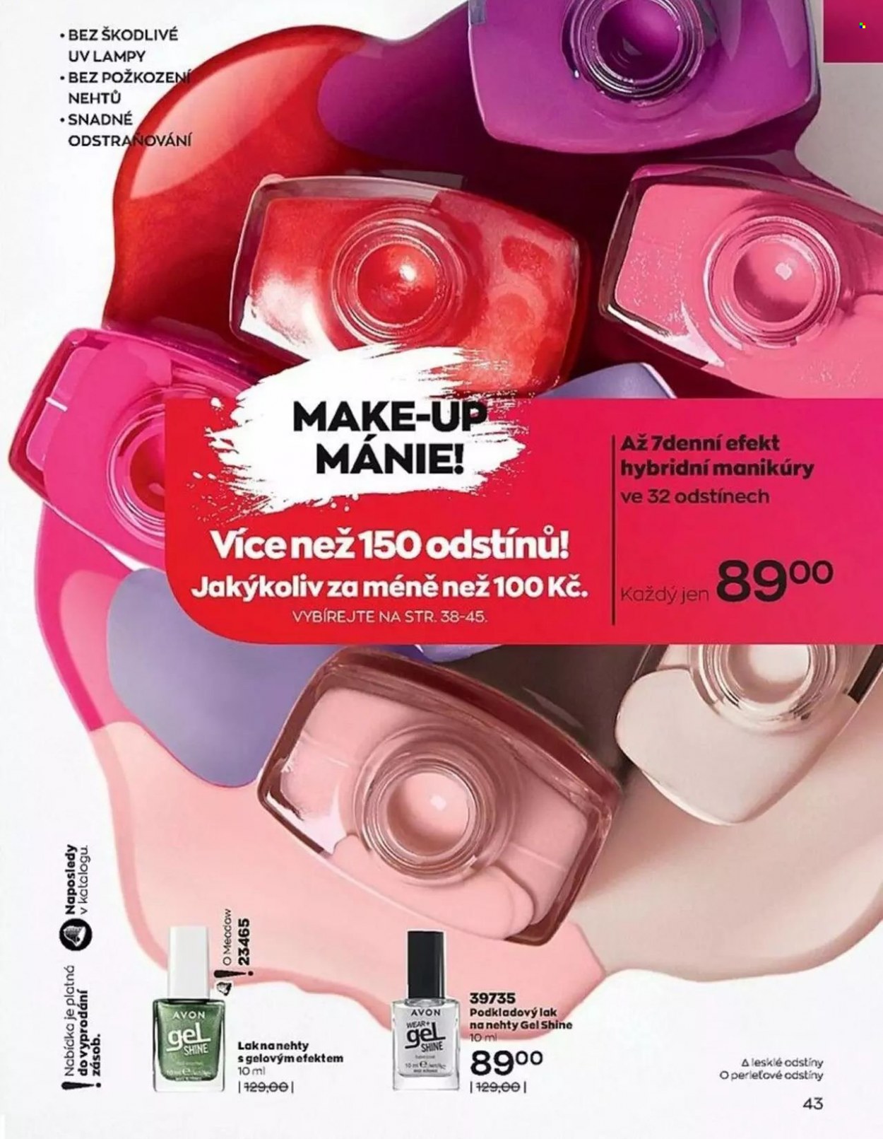 Leták AVON - 1.9.2022 - 30.9.2022. Strana 43