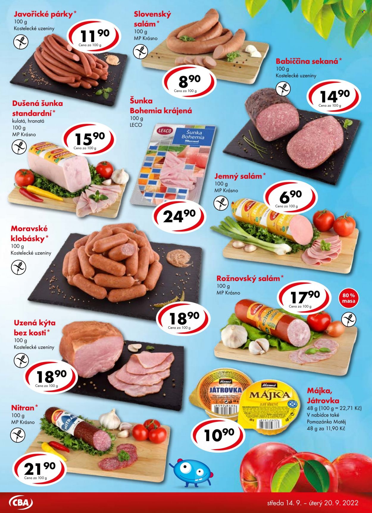 Leták CBA Premium - 14.9.2022 - 20.9.2022. Strana 3
