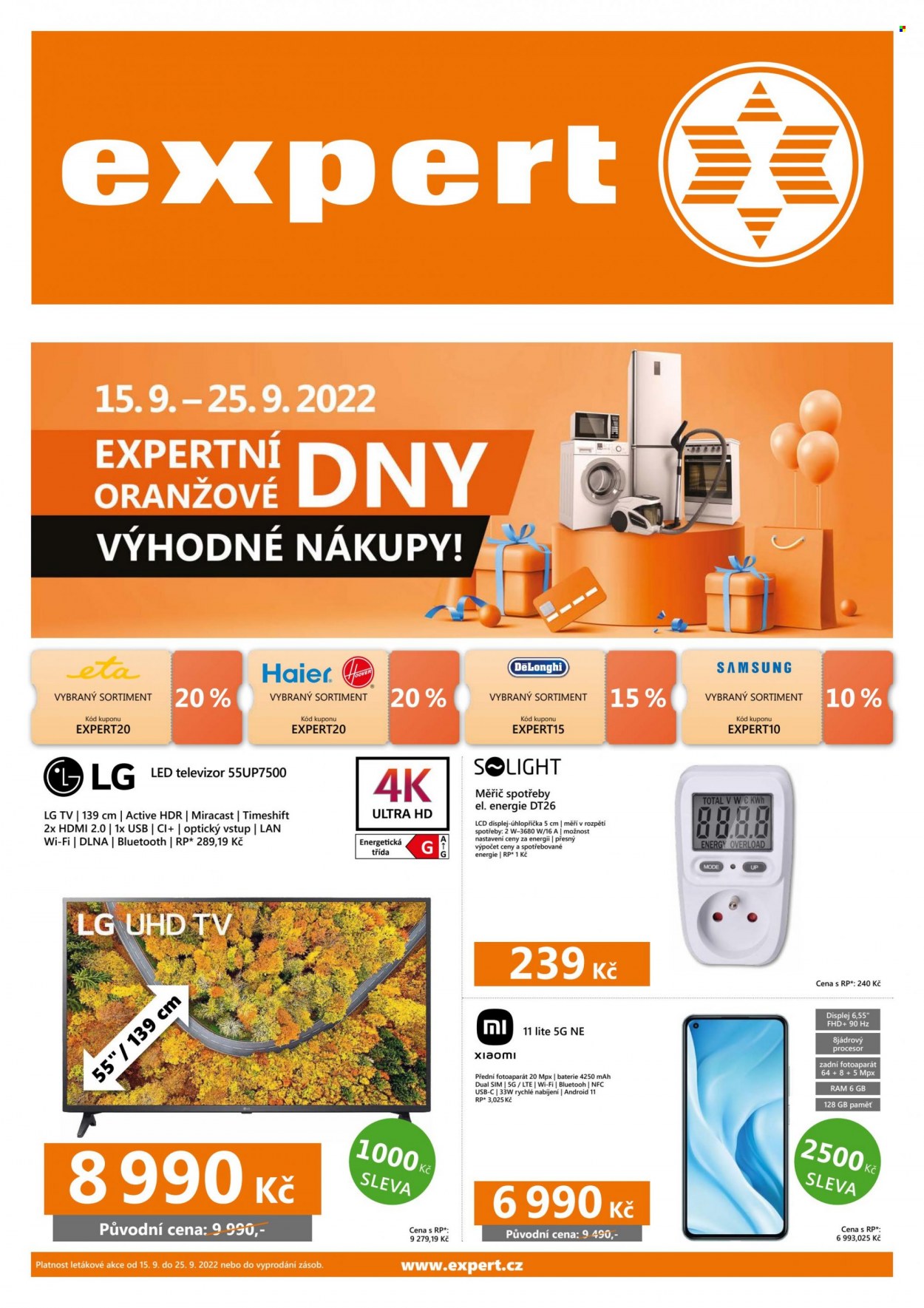 Leták Expert - 15.9.2022 - 25.9.2022. Strana 1