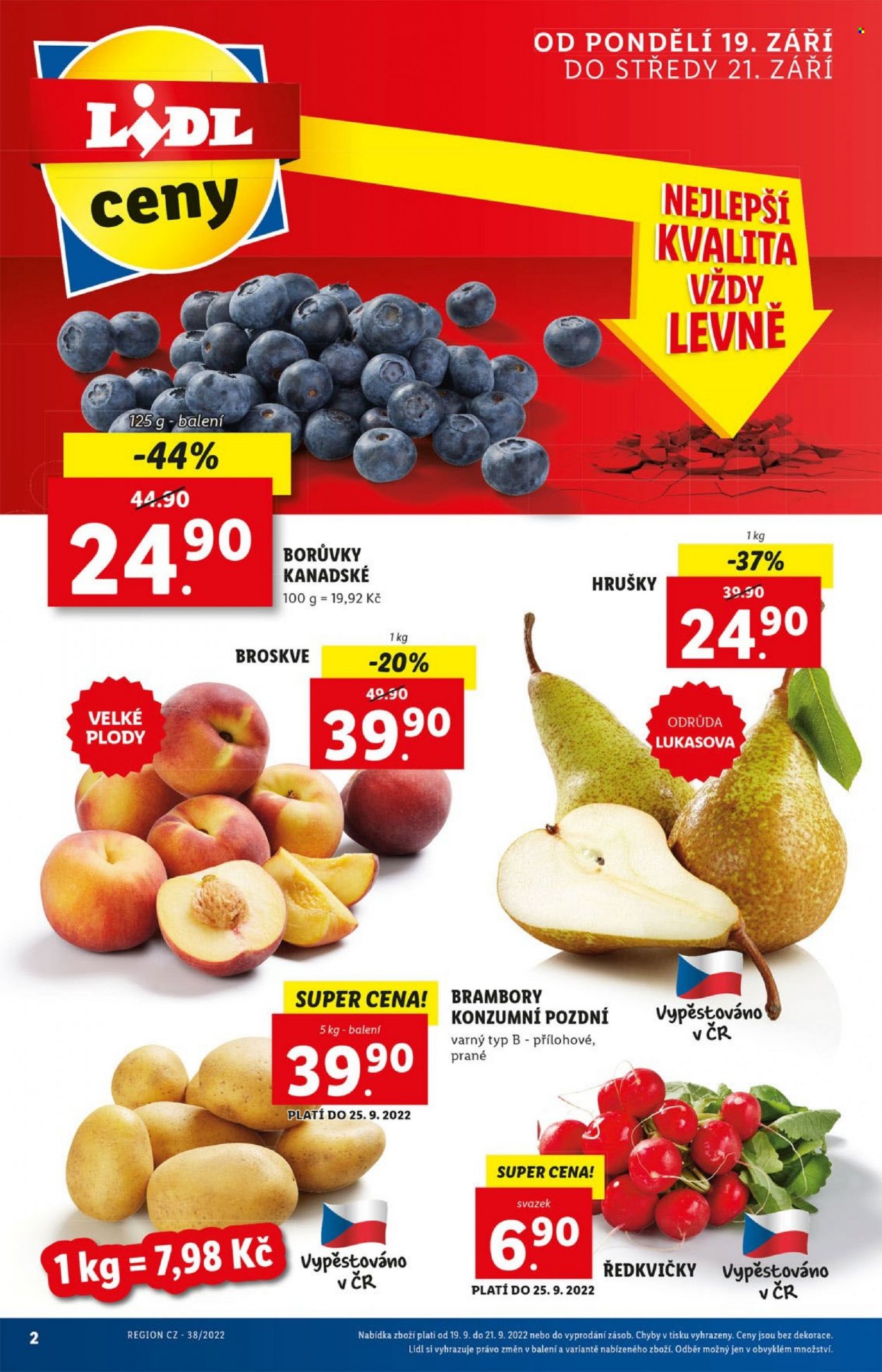 Leták Lidl - 19.9.2022 - 25.9.2022. Strana 2