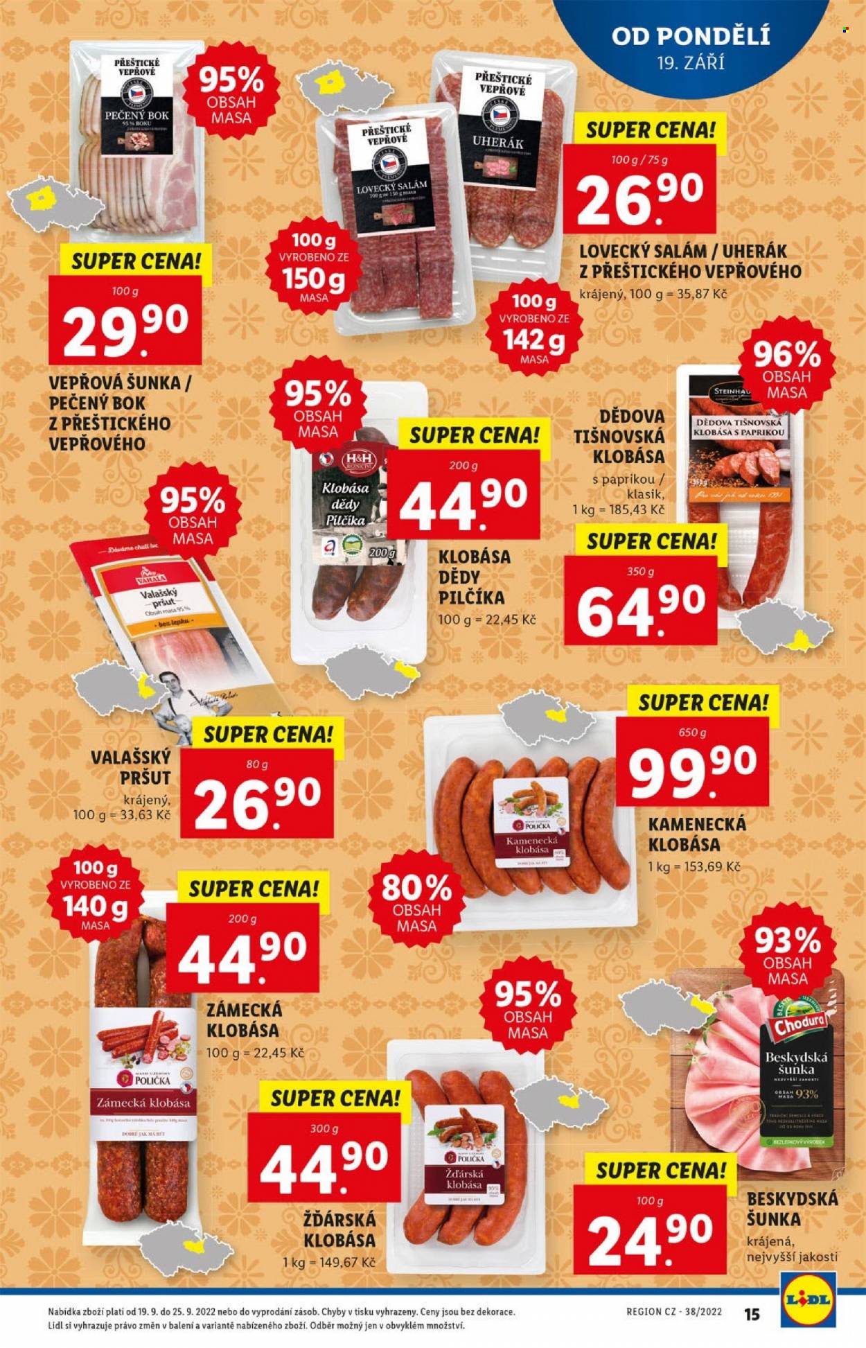 Leták Lidl - 19.9.2022 - 25.9.2022. Strana 15