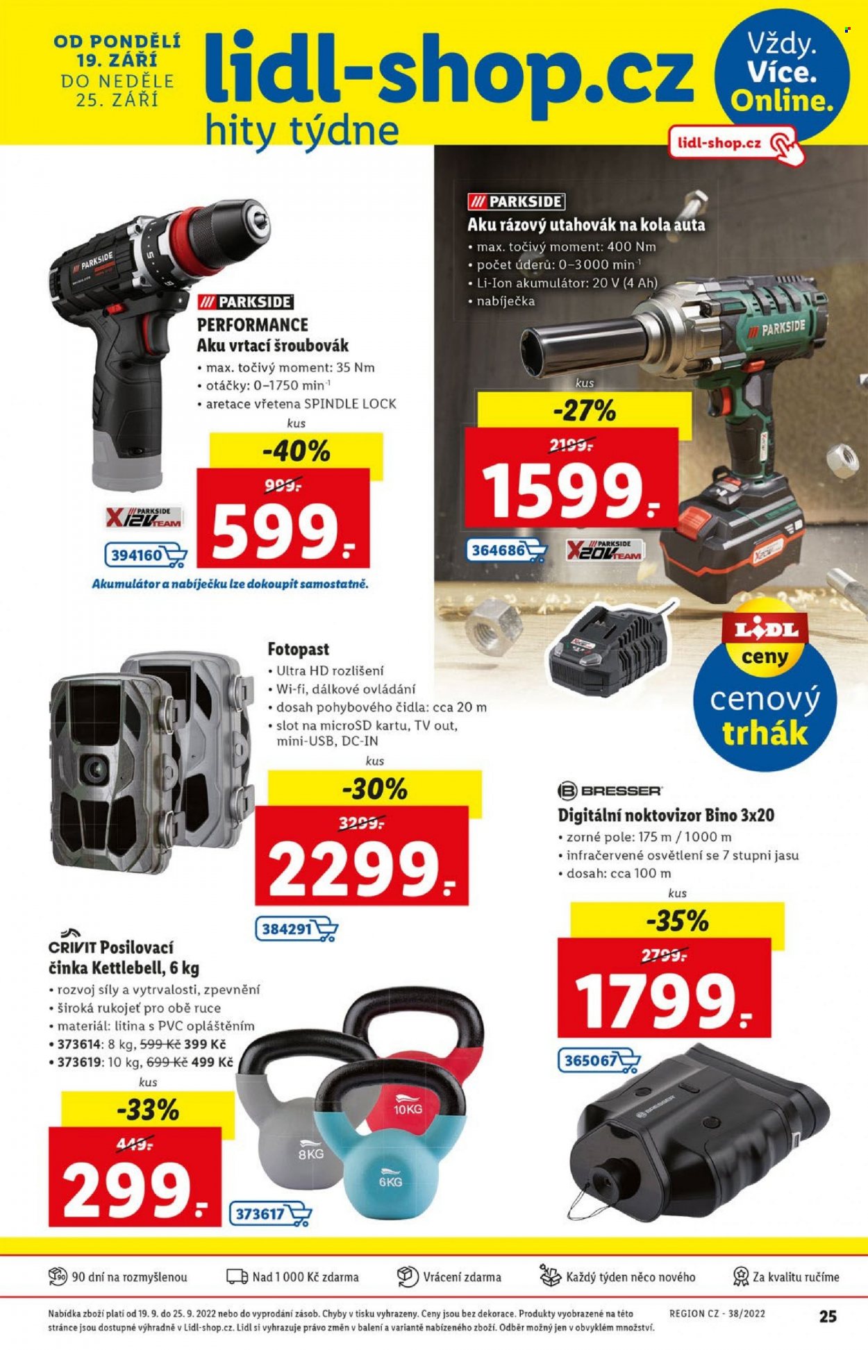 Leták Lidl - 19.9.2022 - 25.9.2022. Strana 25
