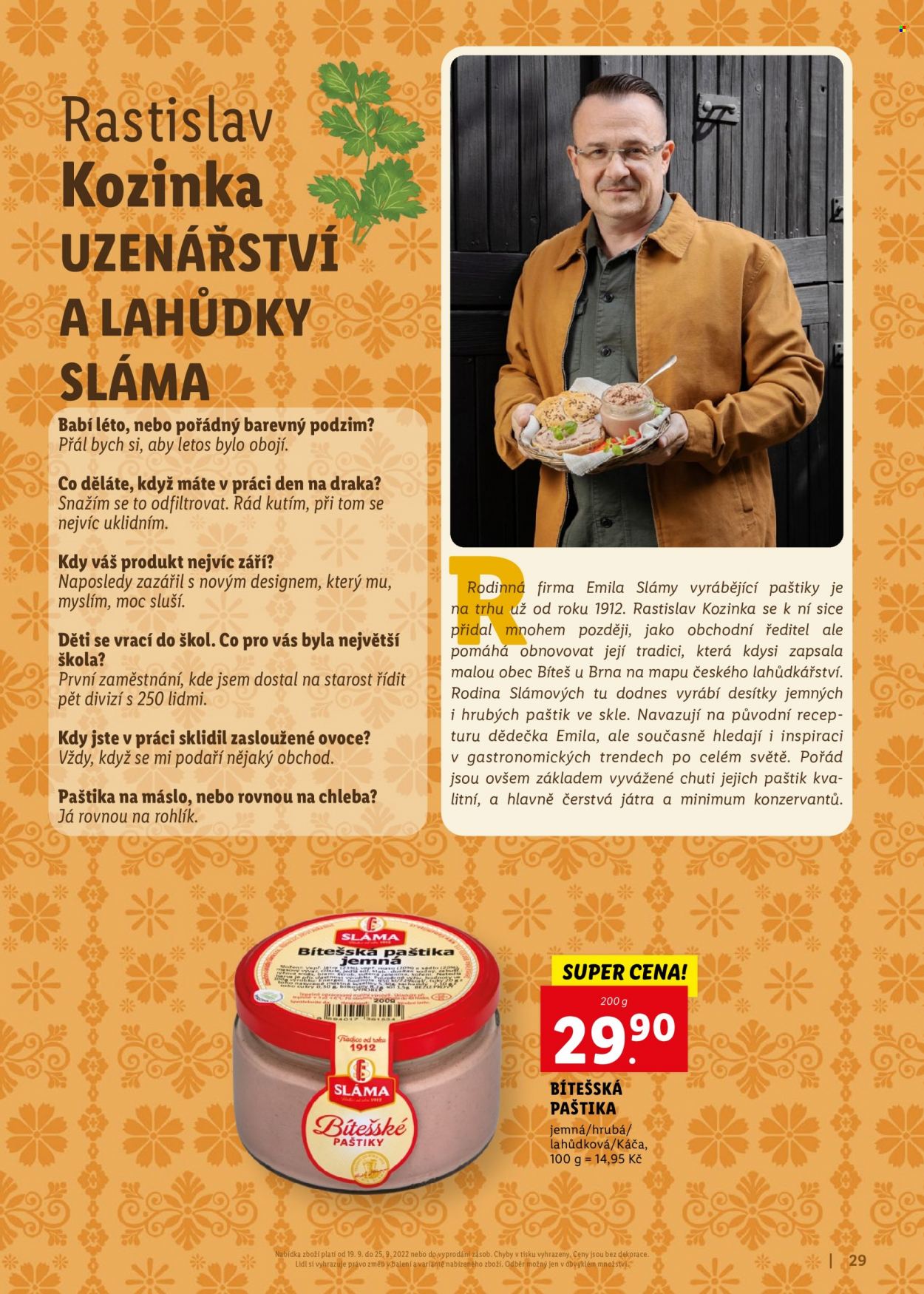 Leták Lidl - 19.9.2022 - 25.9.2022. Strana 29