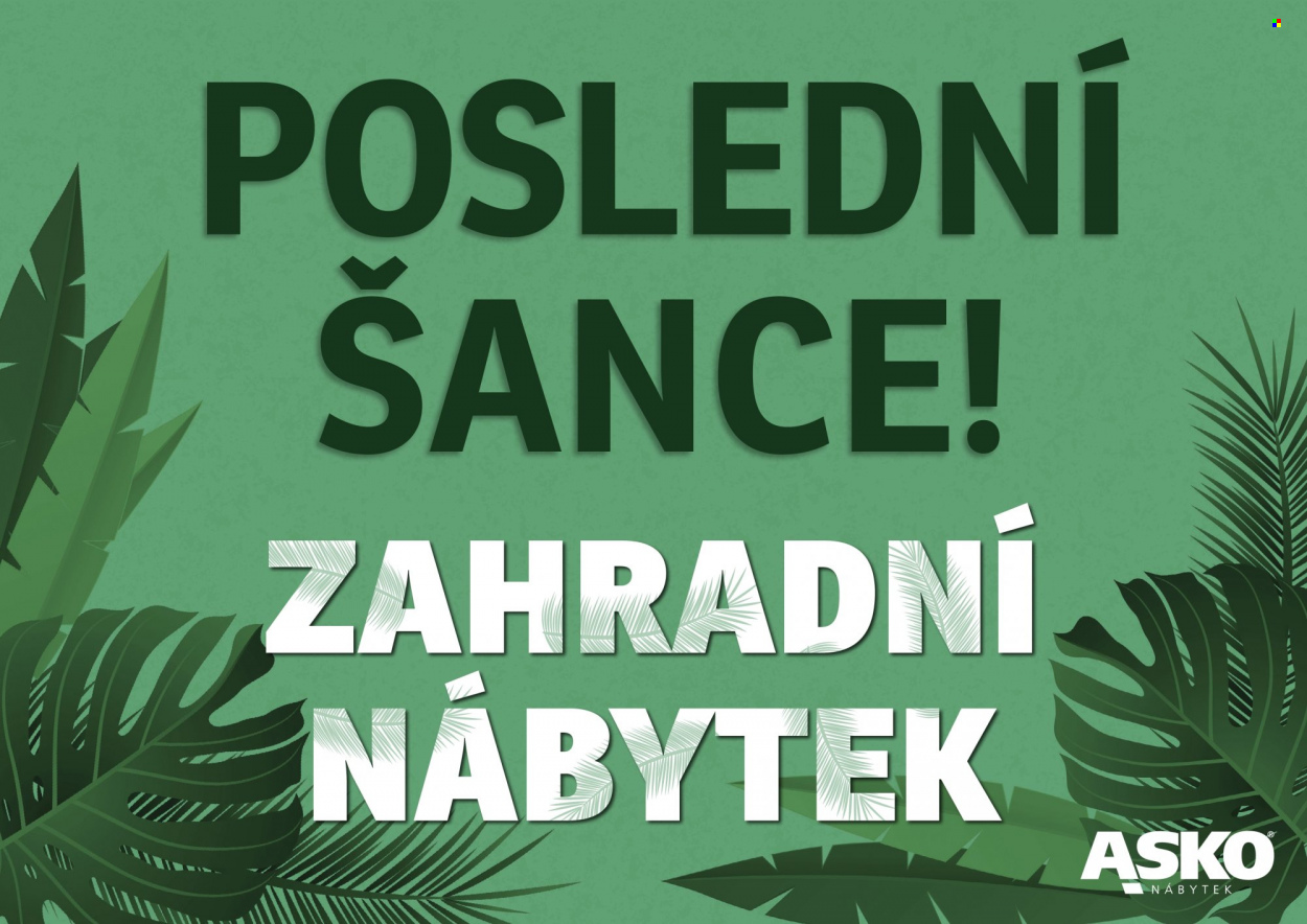 Leták ASKO. Strana 1