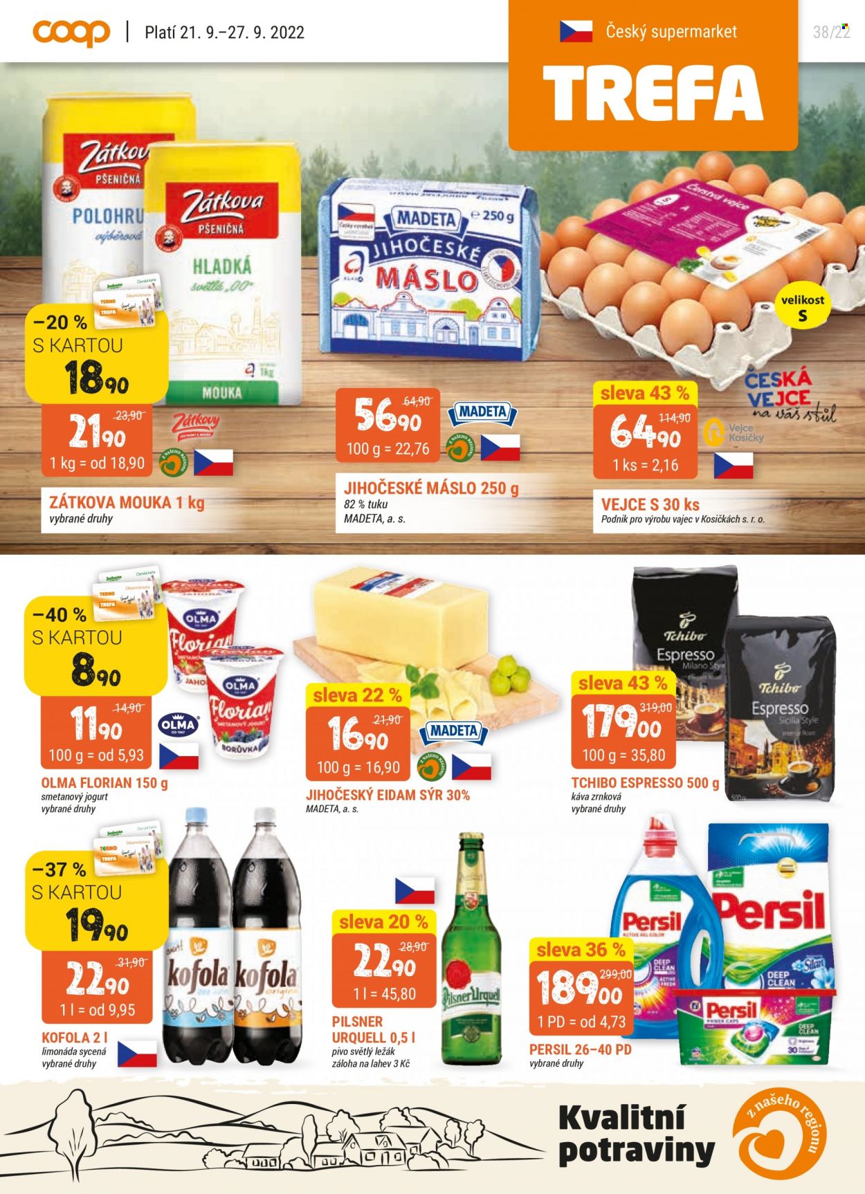 Leták TREFA coop - 21.9.2022 - 27.9.2022. Strana 1