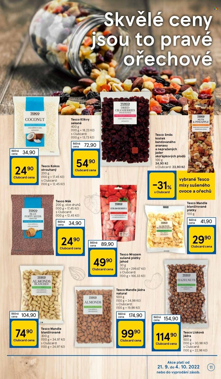 Leták TESCO - 21.9.2022 - 27.9.2022. Strana 11