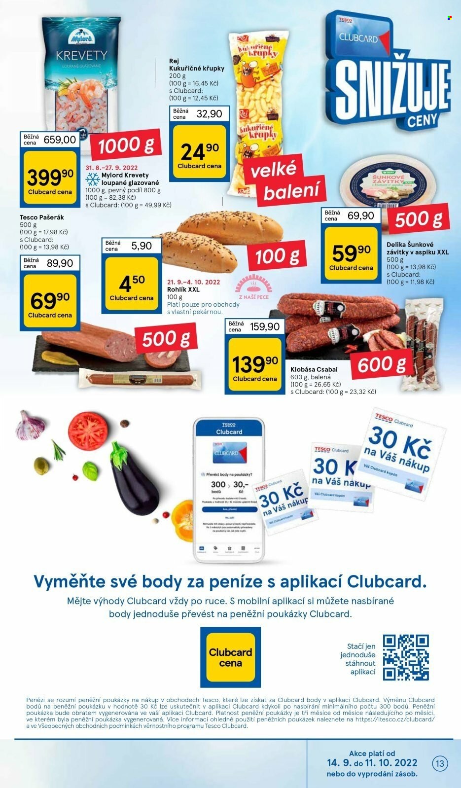 Leták TESCO - 21.9.2022 - 27.9.2022. Strana 13