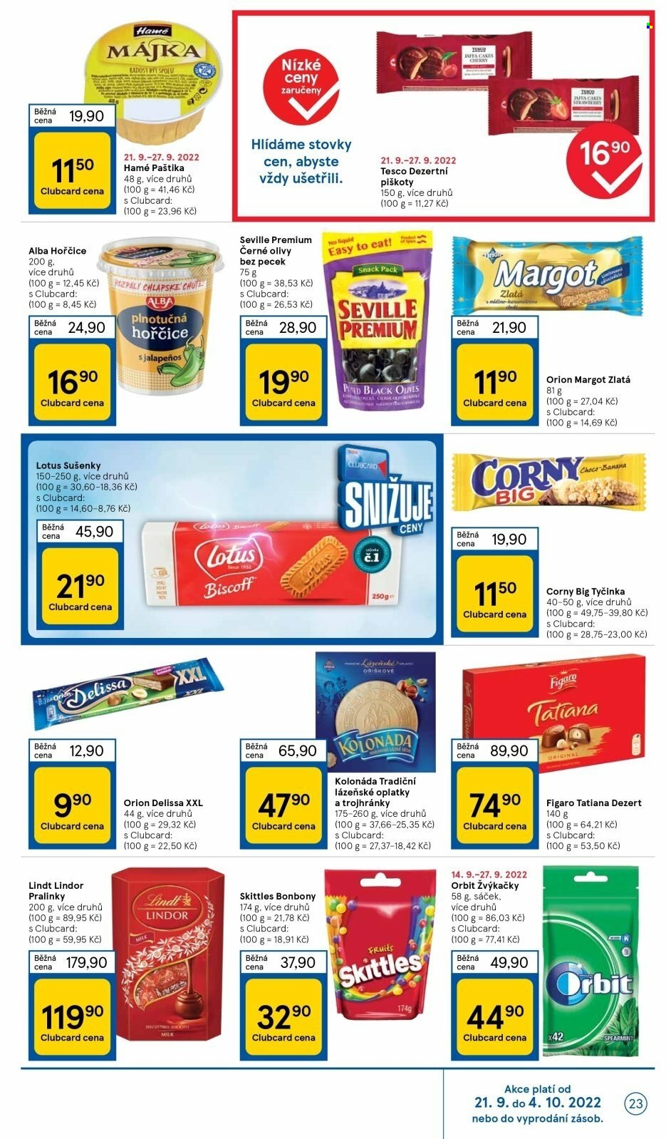 Leták TESCO - 21.9.2022 - 27.9.2022. Strana 23