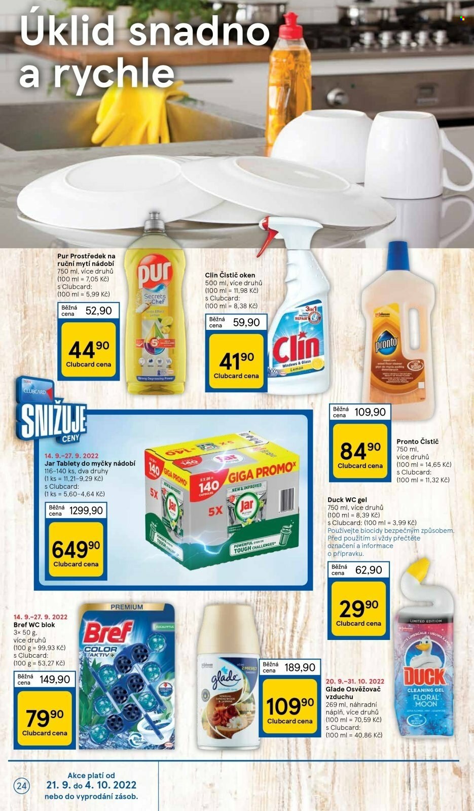 Leták TESCO - 21.9.2022 - 27.9.2022. Strana 24