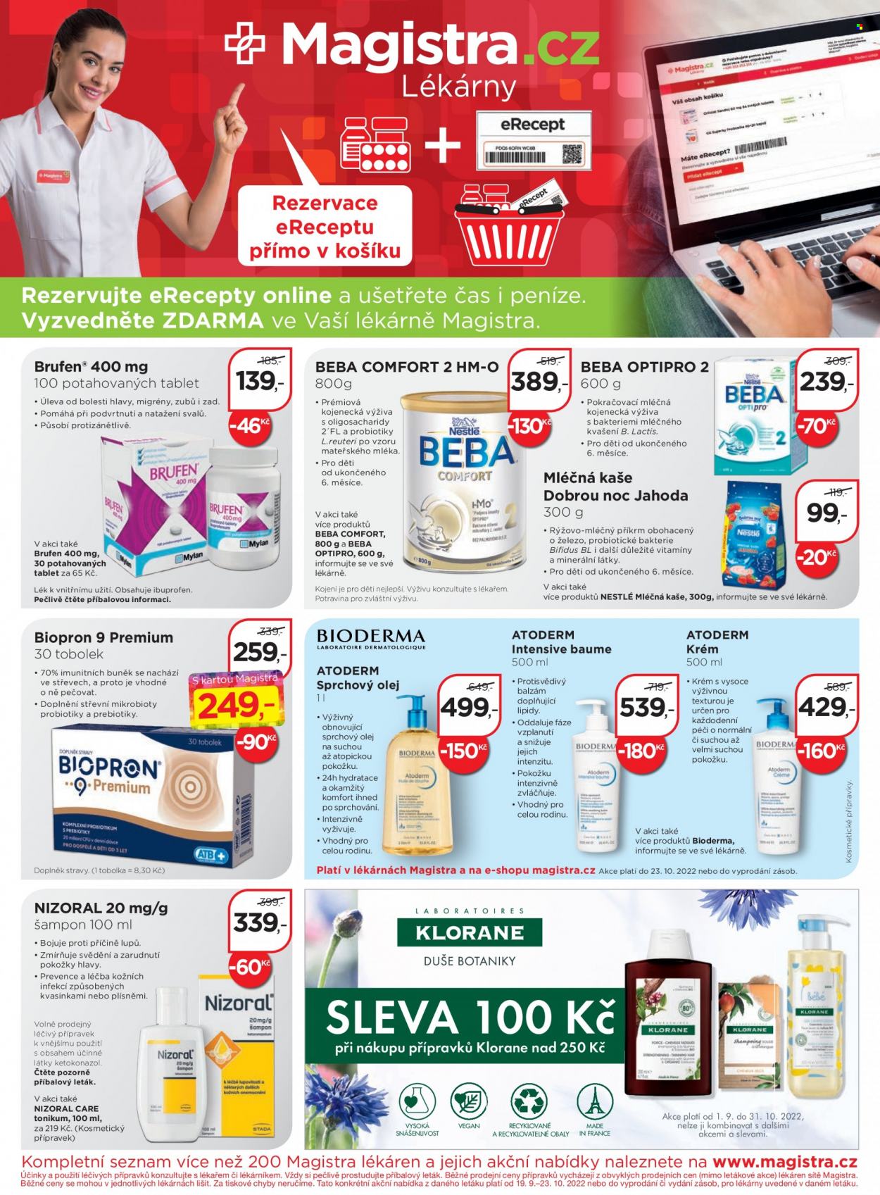 Leták Magistra Lékárny - 19.9.2022 - 23.10.2022. Strana 10