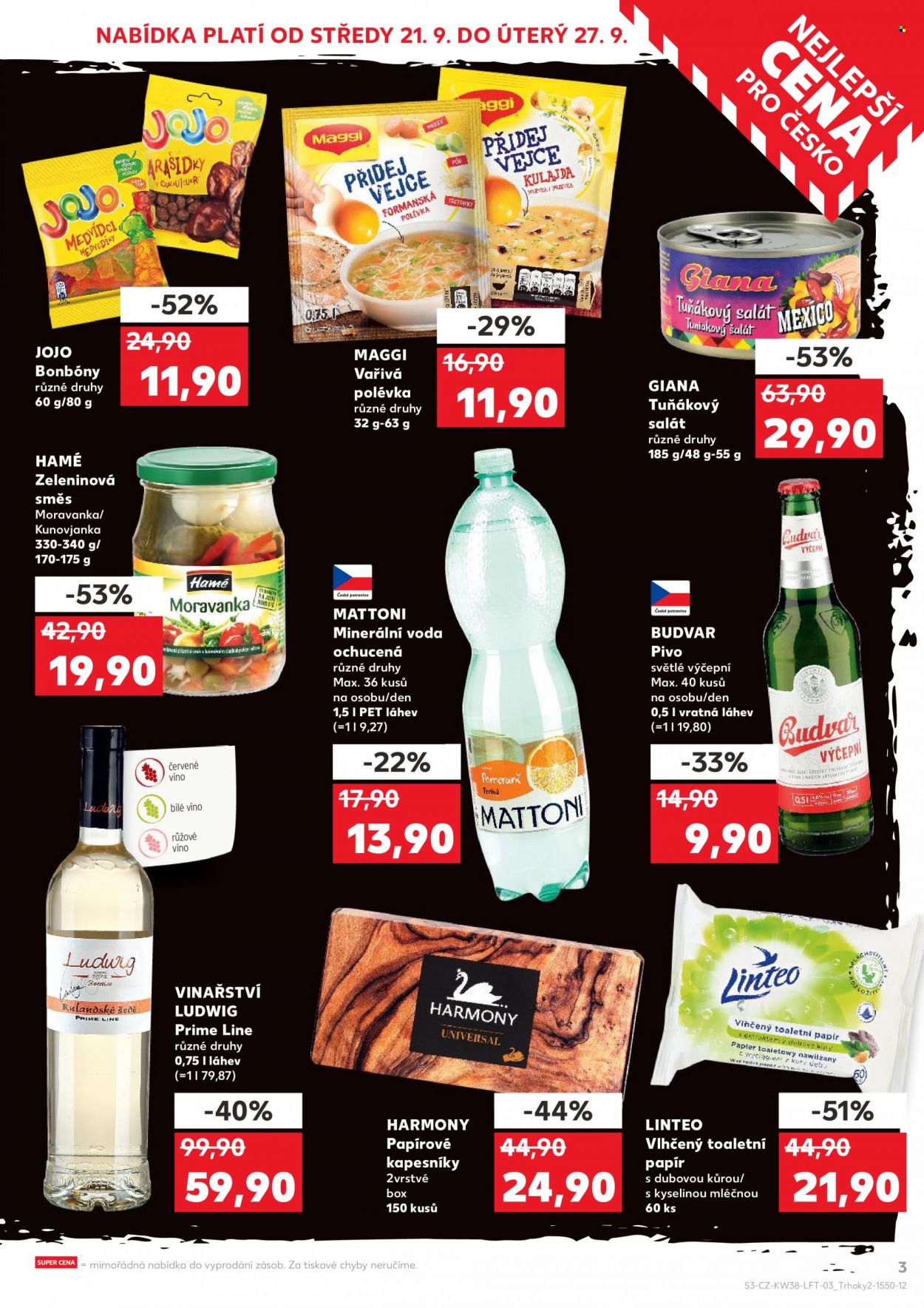 Leták Kaufland - 21.9.2022 - 27.9.2022. Strana 3