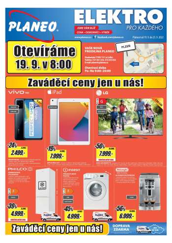 Leták PLANEO Elektro - 19.9.2022 - 25.9.2022.