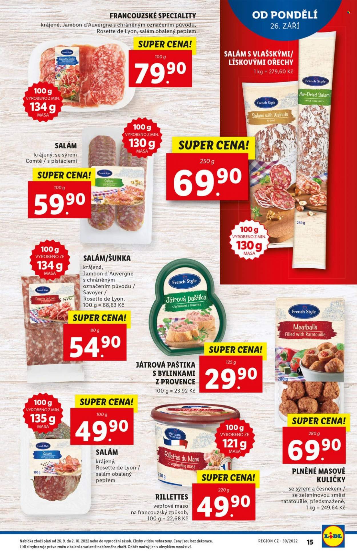 Leták Lidl - 26.9.2022 - 2.10.2022. Strana 15