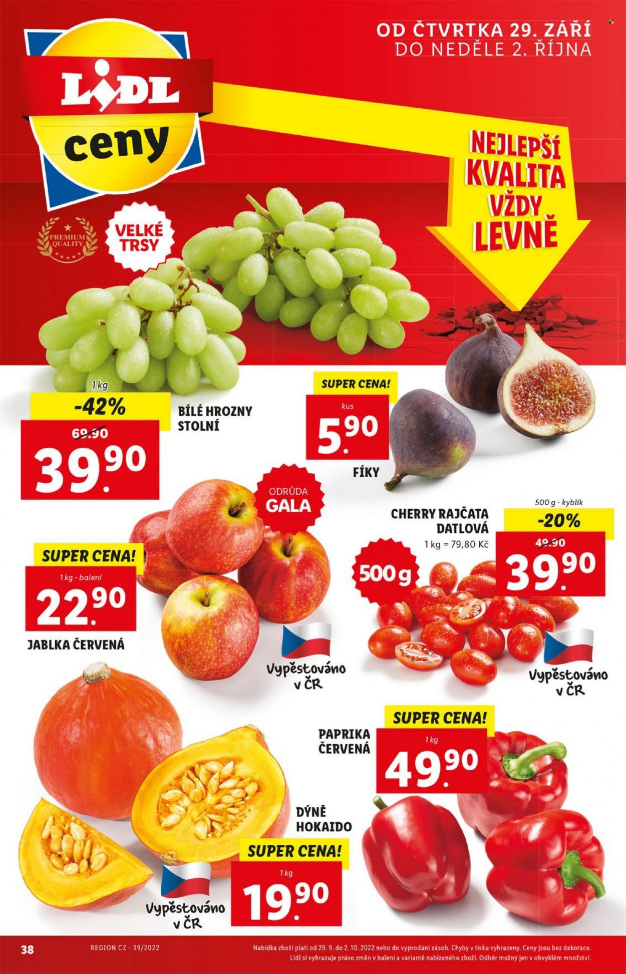 Leták Lidl - 26.9.2022 - 2.10.2022. Strana 38