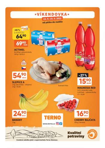 Leták coop TERNO - 23.9.2022 - 23.9.2022.