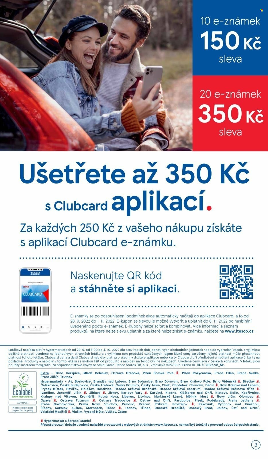 Leták TESCO - 29.9.2022 - 4.10.2022. Strana 3