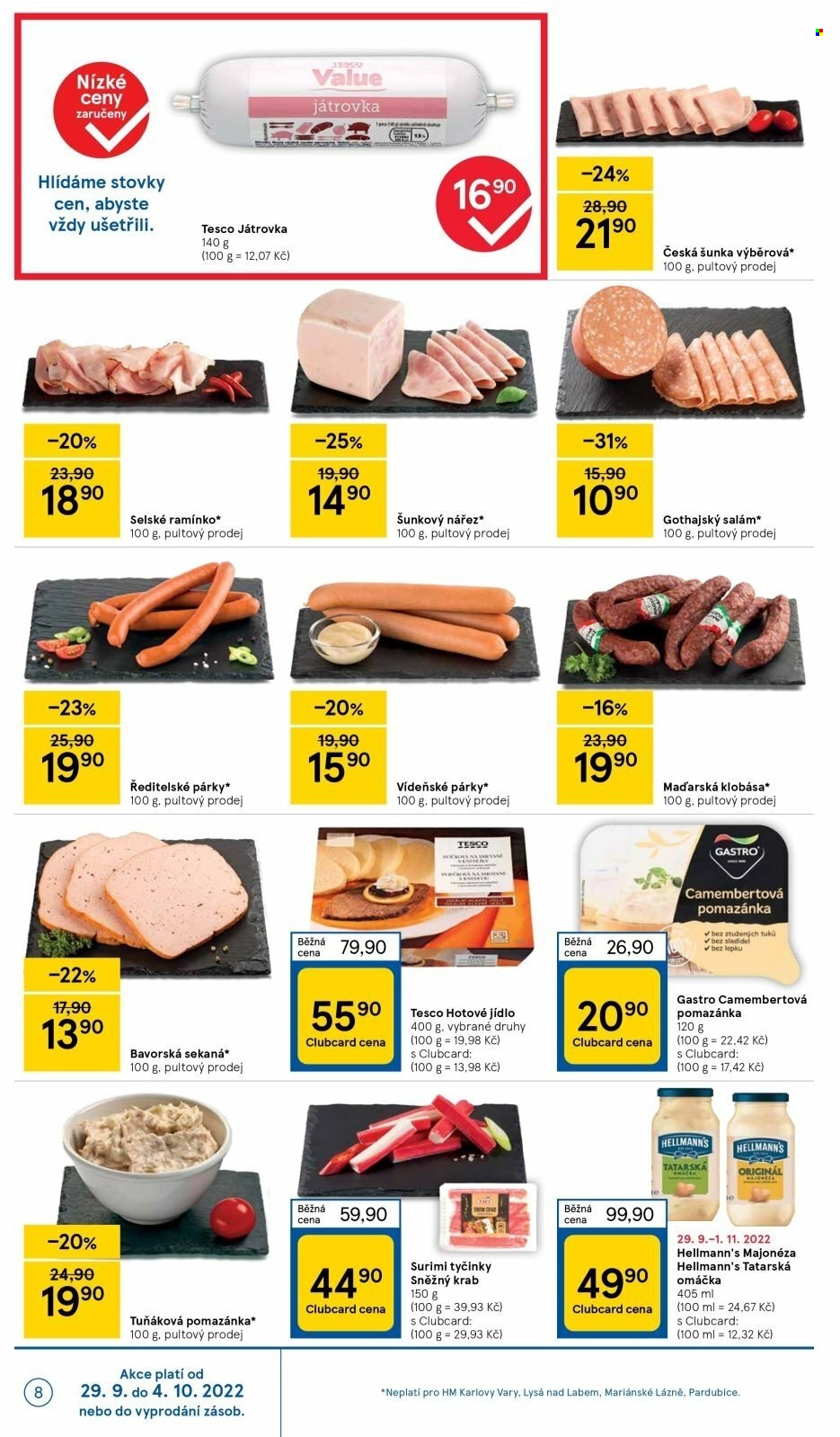 Leták TESCO - 29.9.2022 - 4.10.2022. Strana 8