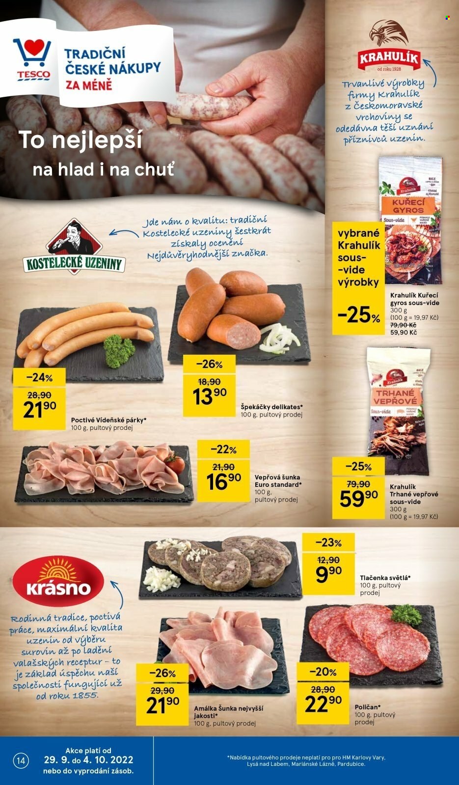 Leták TESCO - 29.9.2022 - 4.10.2022. Strana 14