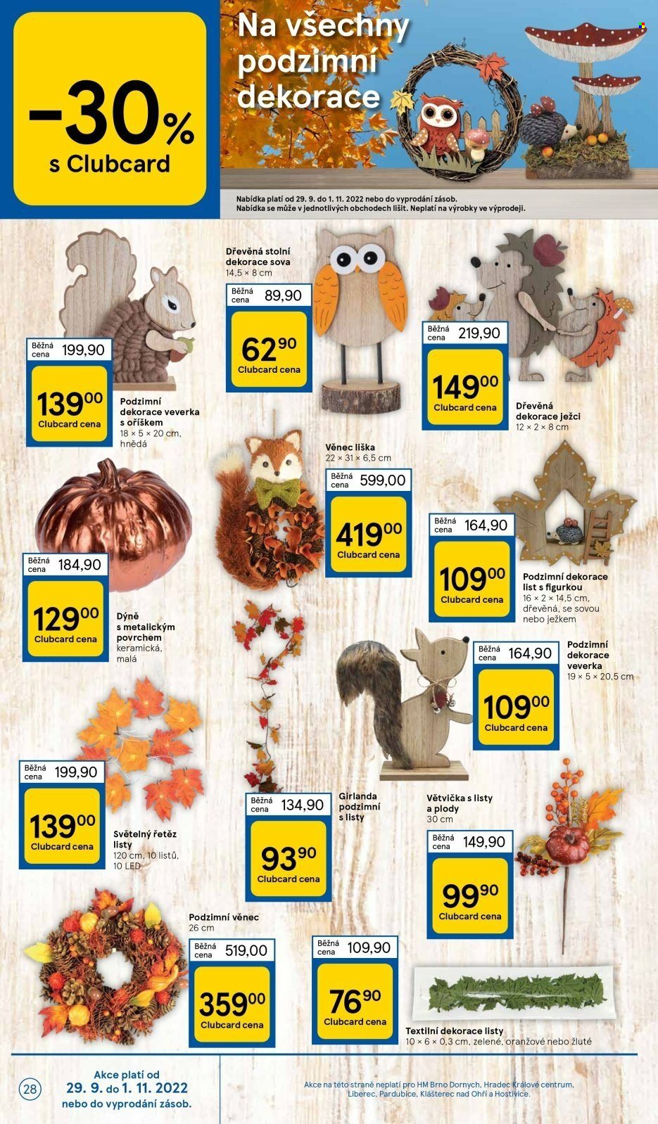 Leták TESCO - 29.9.2022 - 4.10.2022. Strana 28