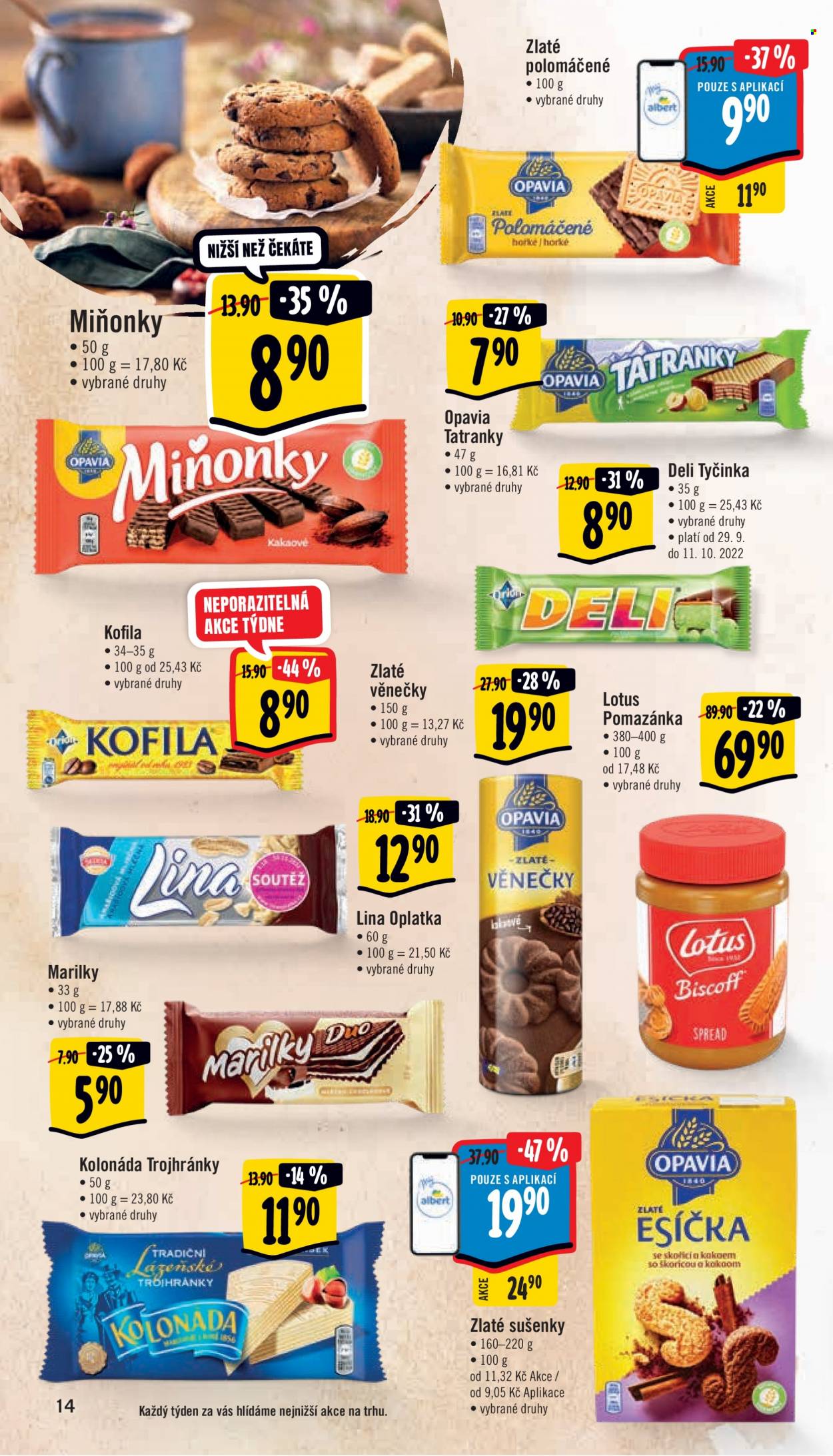 Leták Albert Supermarket - 29.9.2022 - 4.10.2022. Strana 14