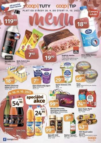 Leták coop TIP - 28.9.2022 - 11.10.2022.