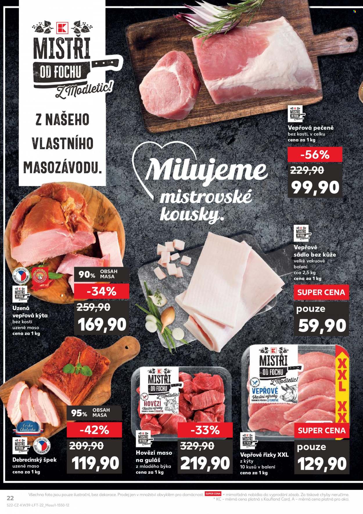 Leták Kaufland - 29.9.2022 - 4.10.2022. Strana 22