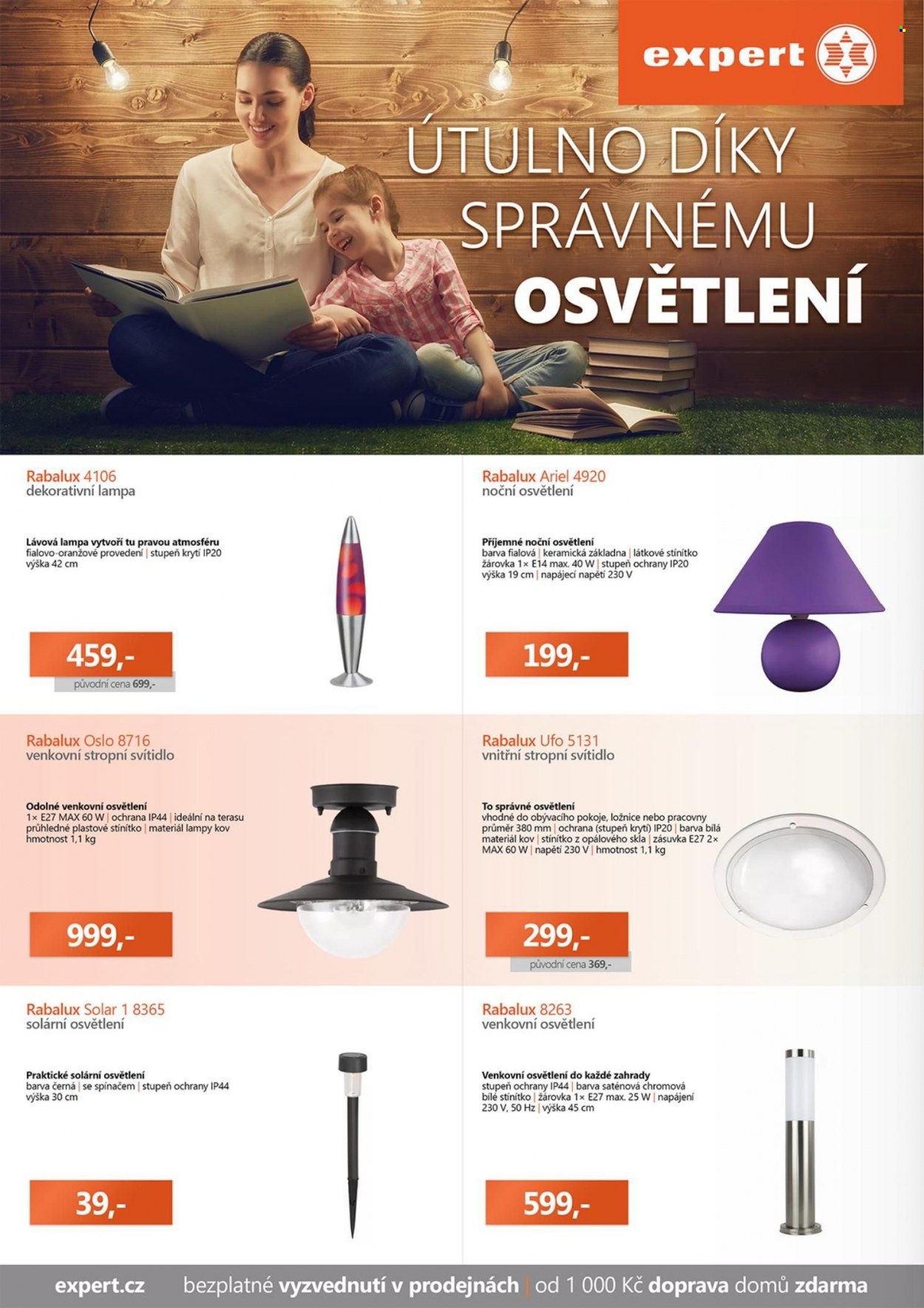 Leták Expert. Strana 1
