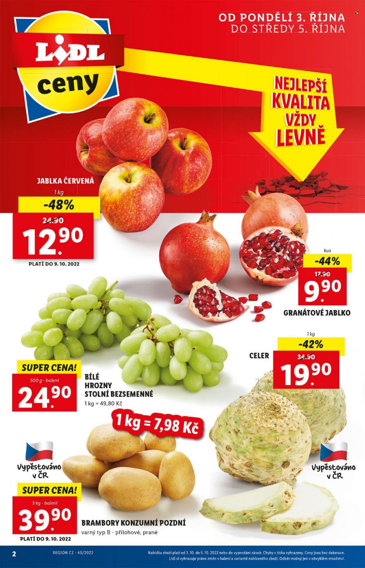Leták Lidl - 3.10.2022 - 9.10.2022. Strana 2