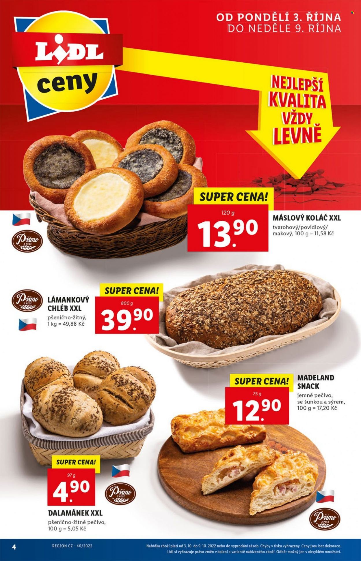 Leták Lidl - 3.10.2022 - 9.10.2022. Strana 4