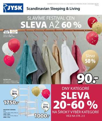 Leták JYSK - 27.9.2022 - 18.10.2022.