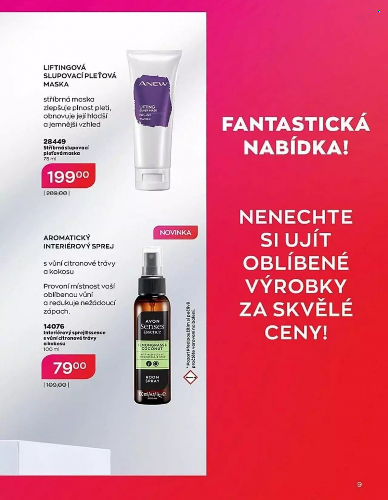 Leták AVON - 1.10.2022 - 31.10.2022. Strana 9