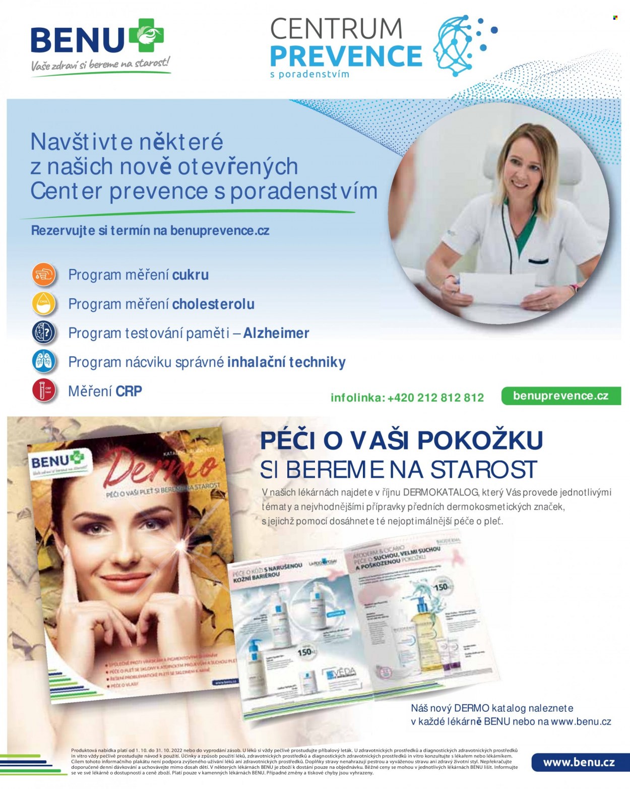 Leták BENU Lékárna - 1.10.2022 - 31.10.2022. Strana 16