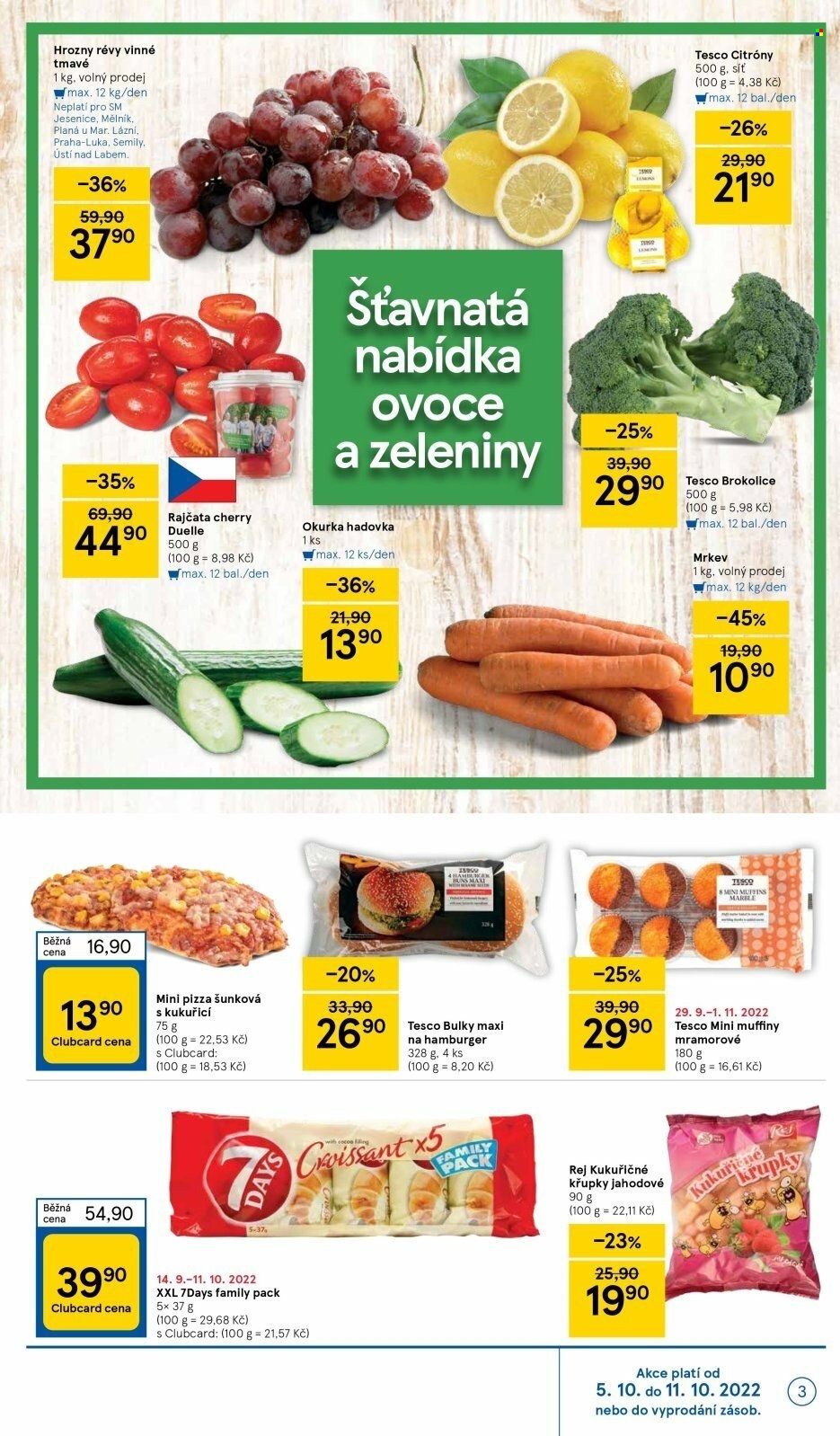 Leták TESCO supermarket - 5.10.2022 - 11.10.2022. Strana 3