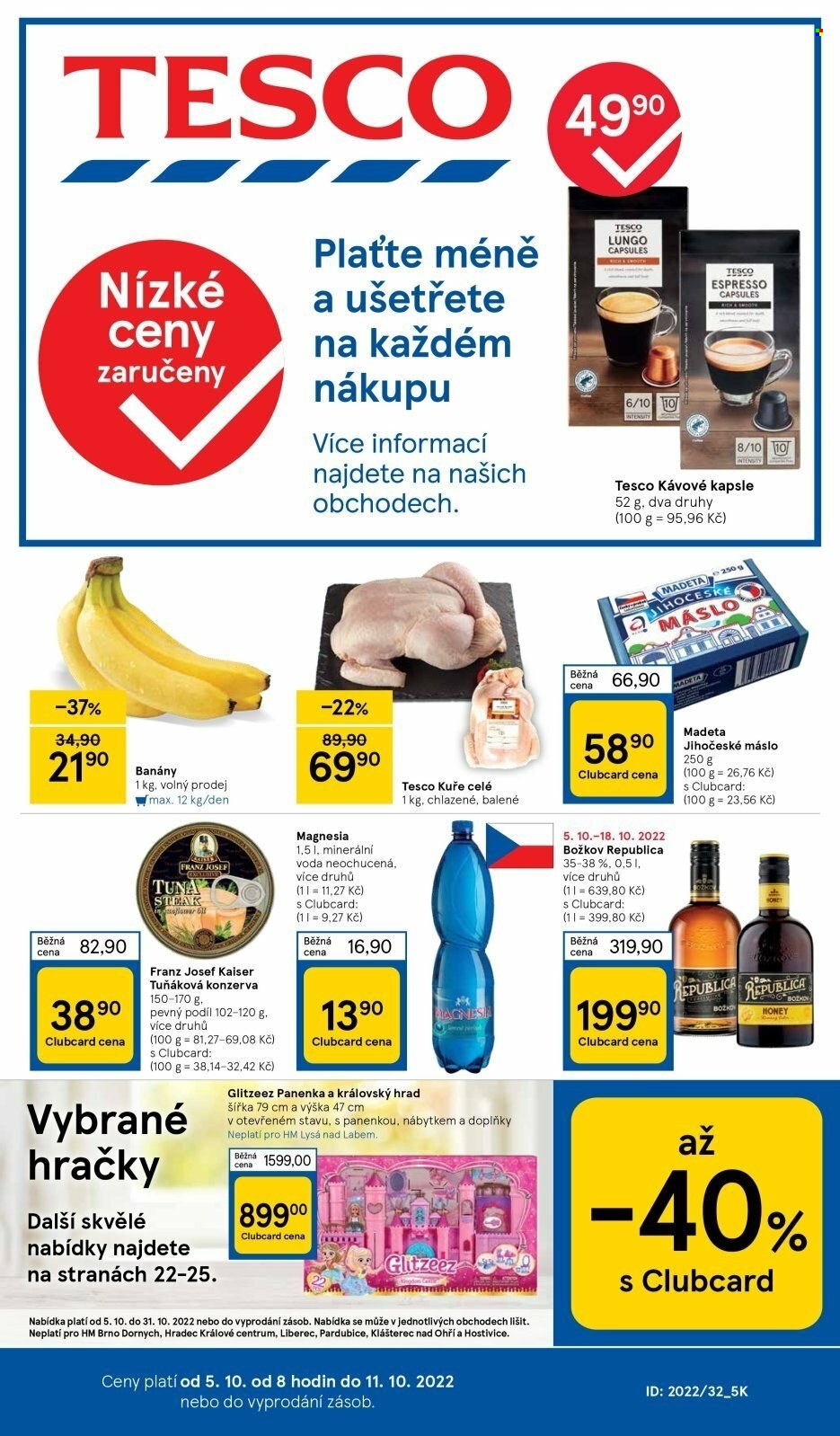 Leták TESCO - 5.10.2022 - 11.10.2022. Strana 1