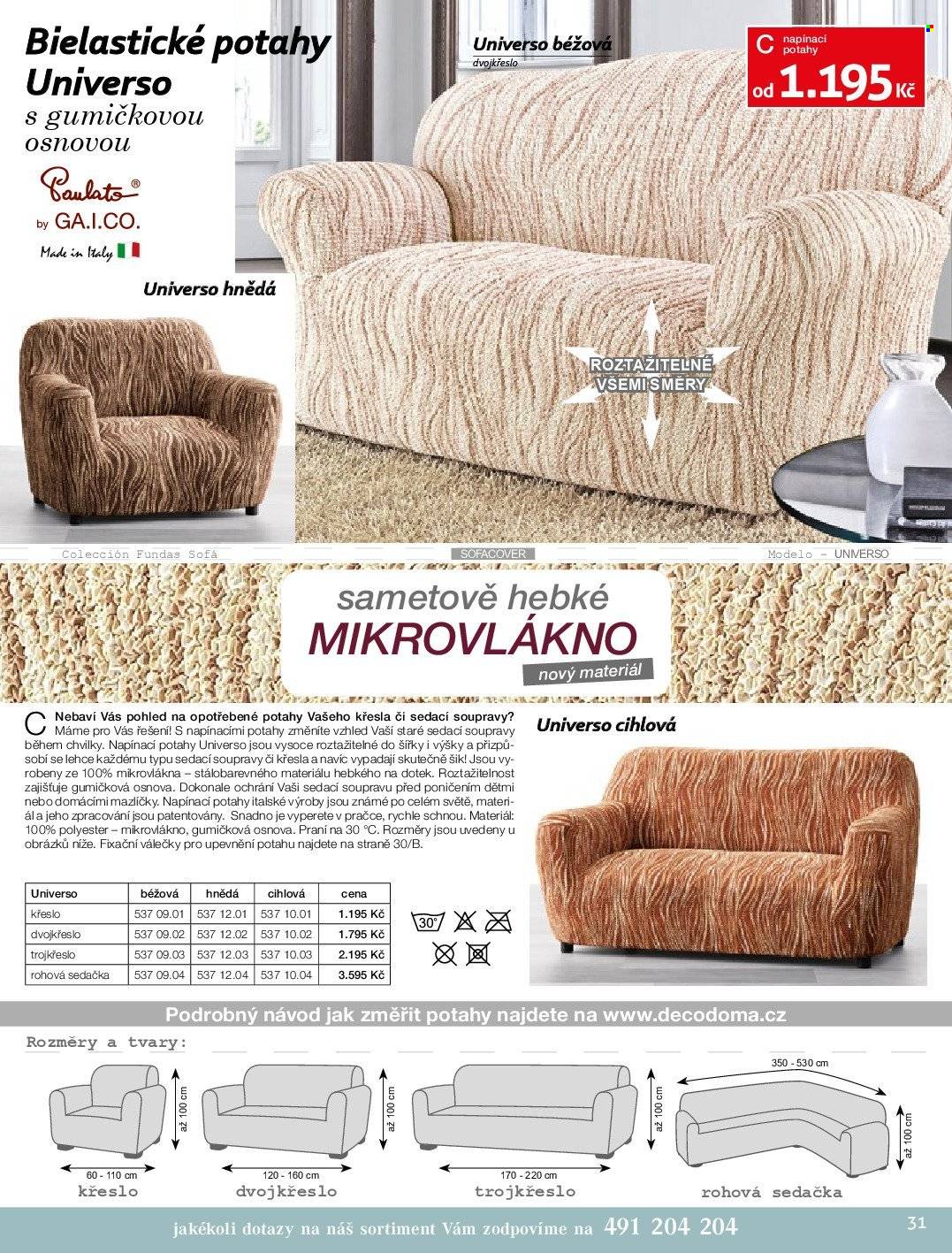 Leták decoDoma. Strana 31