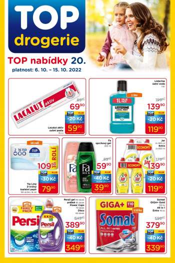 Leták TOP drogerie - 6.10.2022 - 15.10.2022.