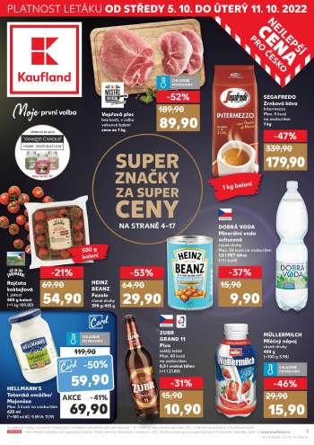 Leták Kaufland - 5.10.2022 - 11.10.2022.