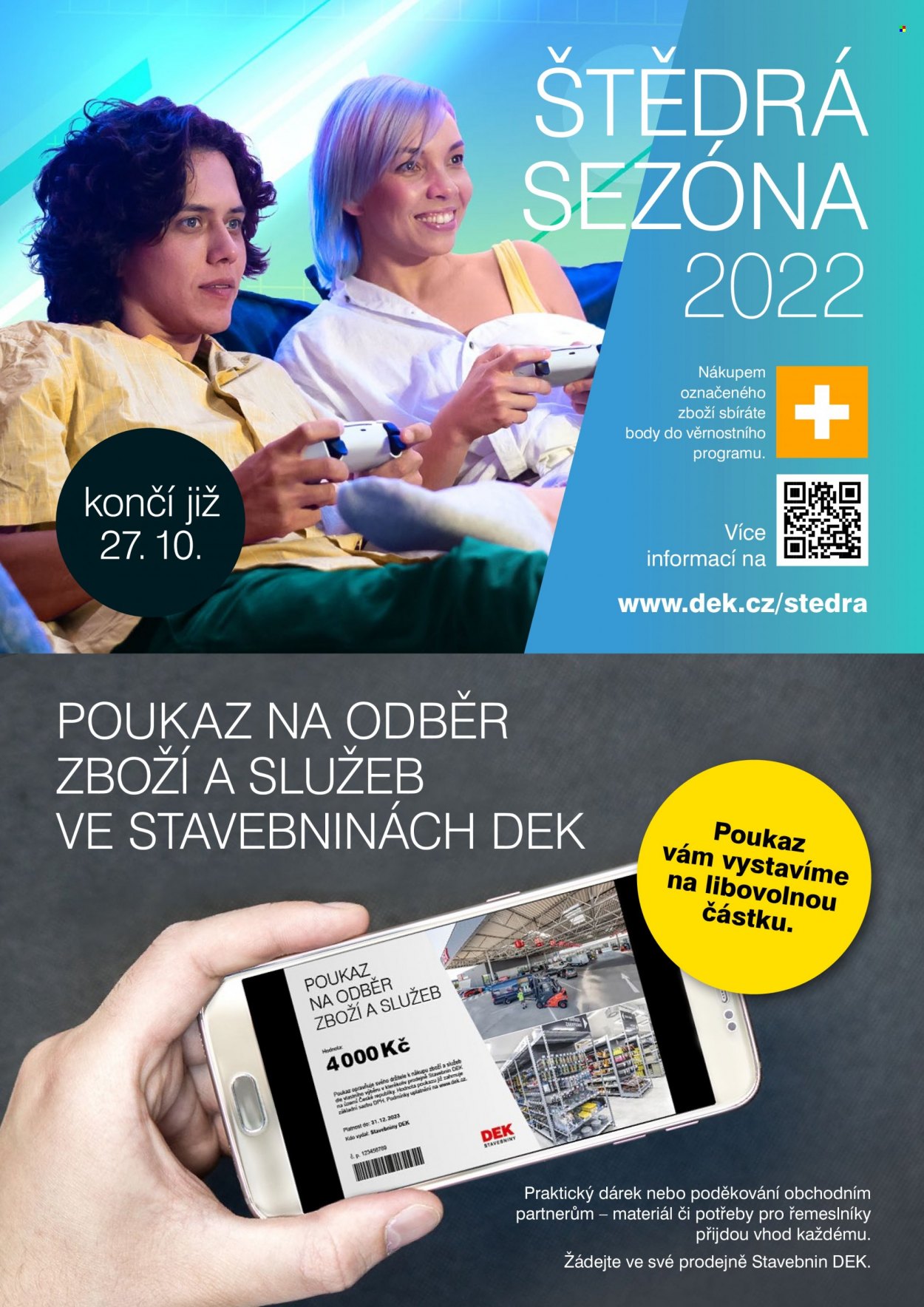 Leták DEK - 4.10.2022 - 30.10.2022. Strana 2