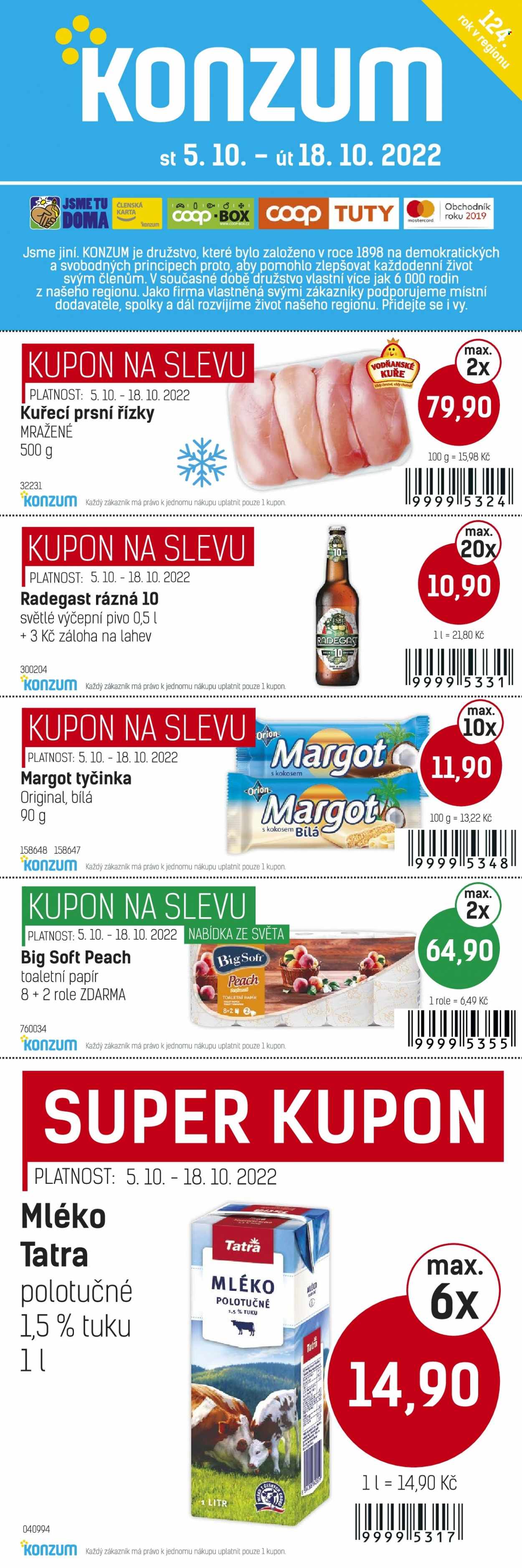 Leták Konzum - 5.10.2022 - 18.10.2022. Strana 1