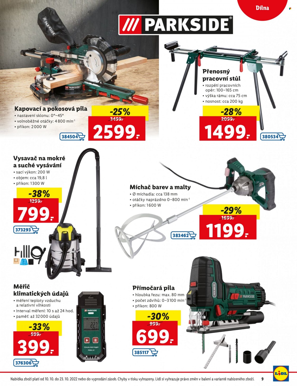 Leták Lidl - 10.10.2022 - 23.10.2022. Strana 9