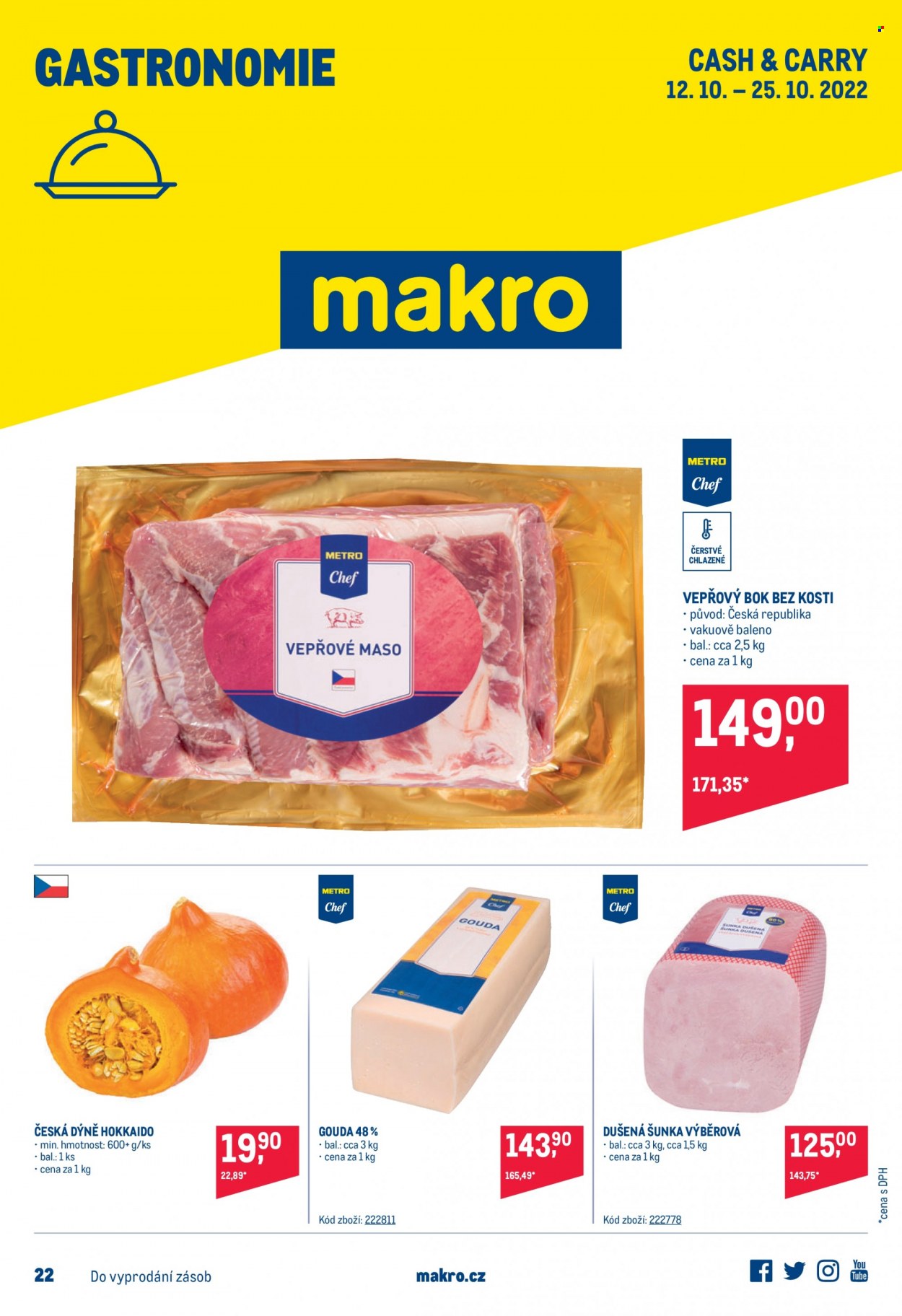 Leták MAKRO - 12.10.2022 - 25.10.2022. Strana 1