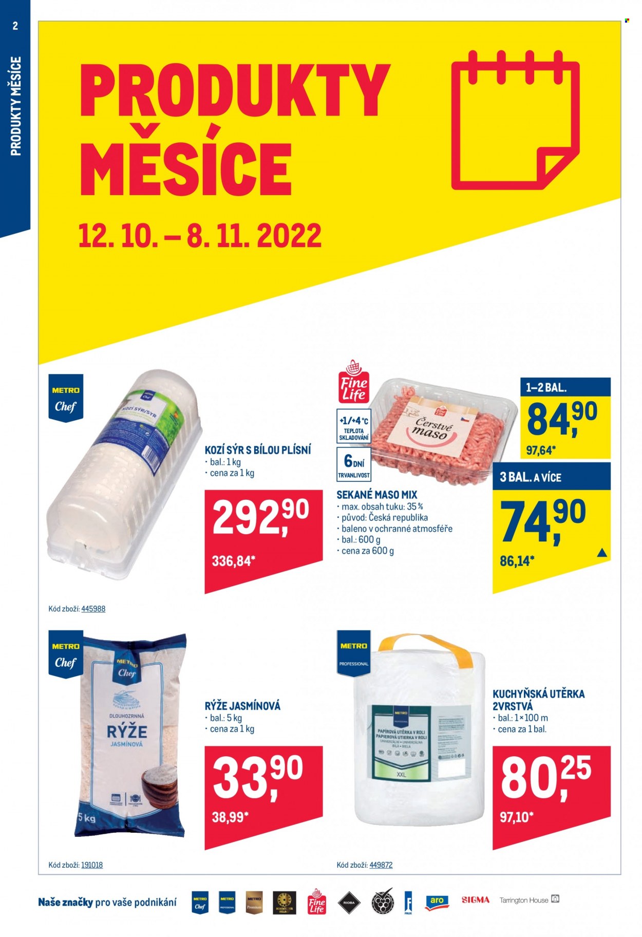 Leták MAKRO - 12.10.2022 - 25.10.2022. Strana 2