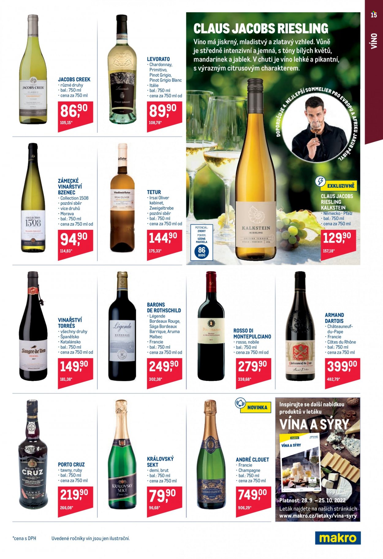 Leták MAKRO - 12.10.2022 - 25.10.2022. Strana 15