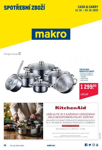 Leták MAKRO - 12.10.2022 - 25.10.2022.