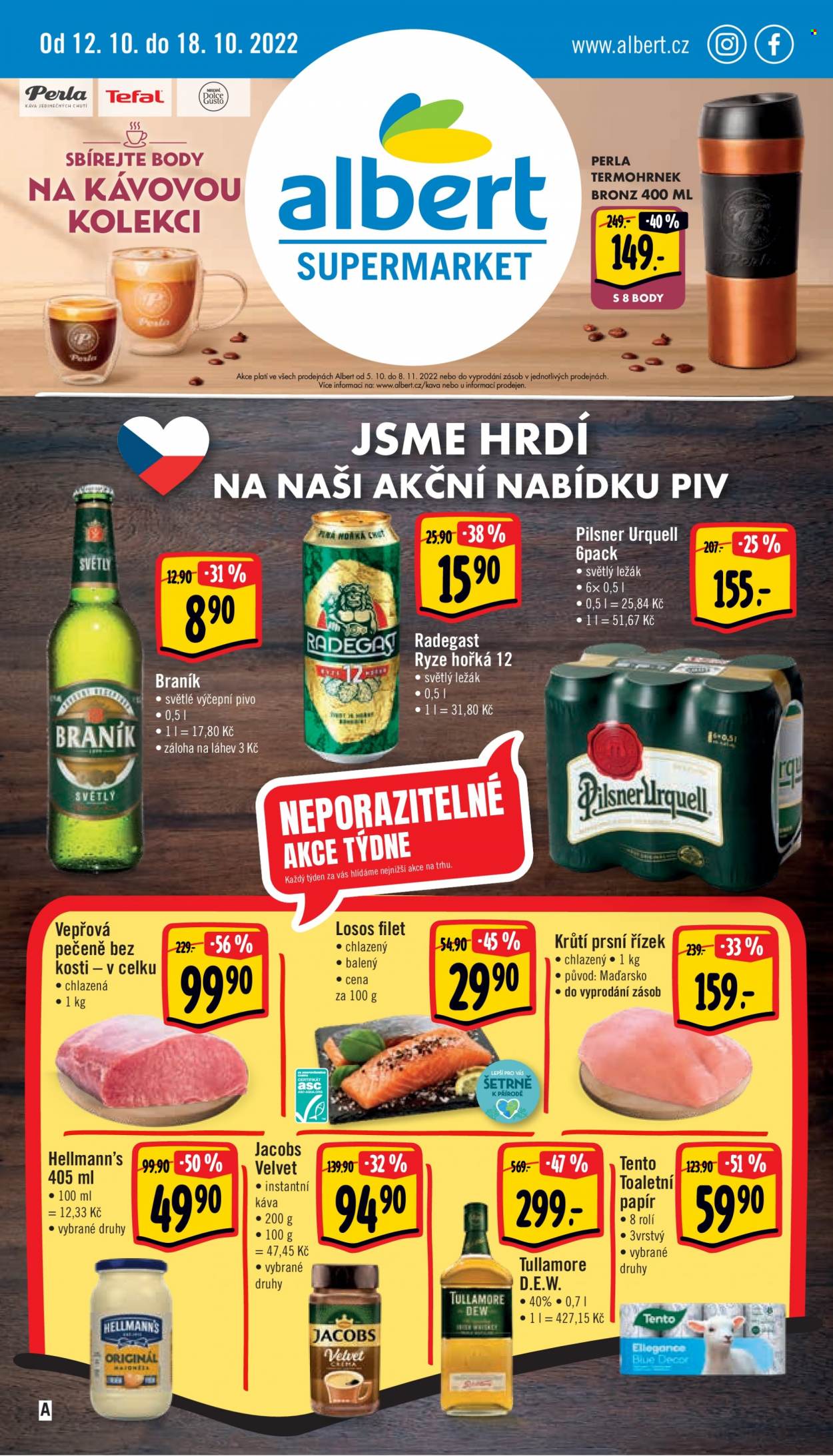 Leták Albert Supermarket - 12.10.2022 - 18.10.2022. Strana 1