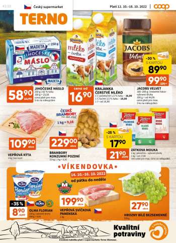 Leták coop TERNO - 12.10.2022 - 18.10.2022.