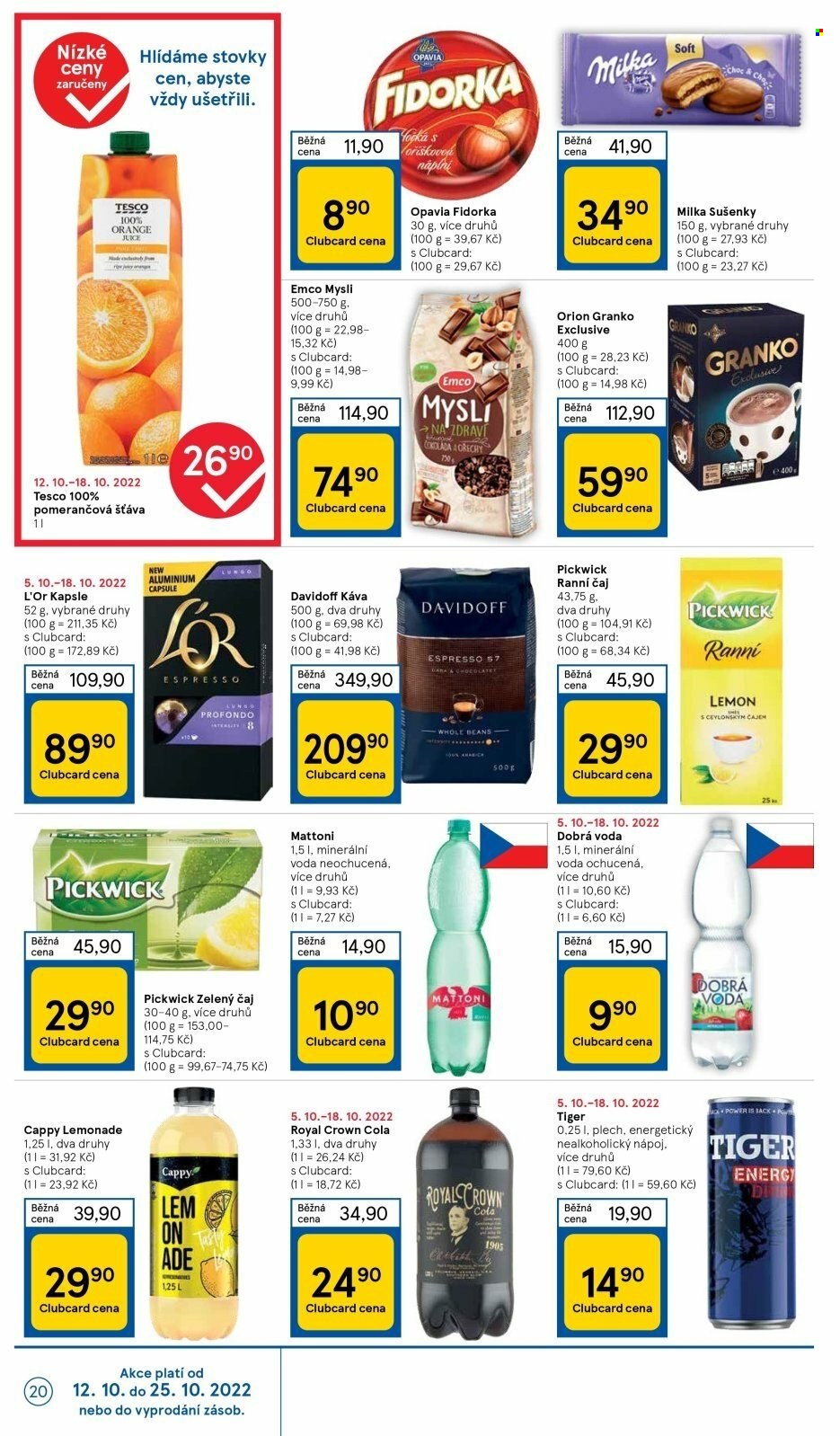 Leták TESCO - 12.10.2022 - 18.10.2022. Strana 20