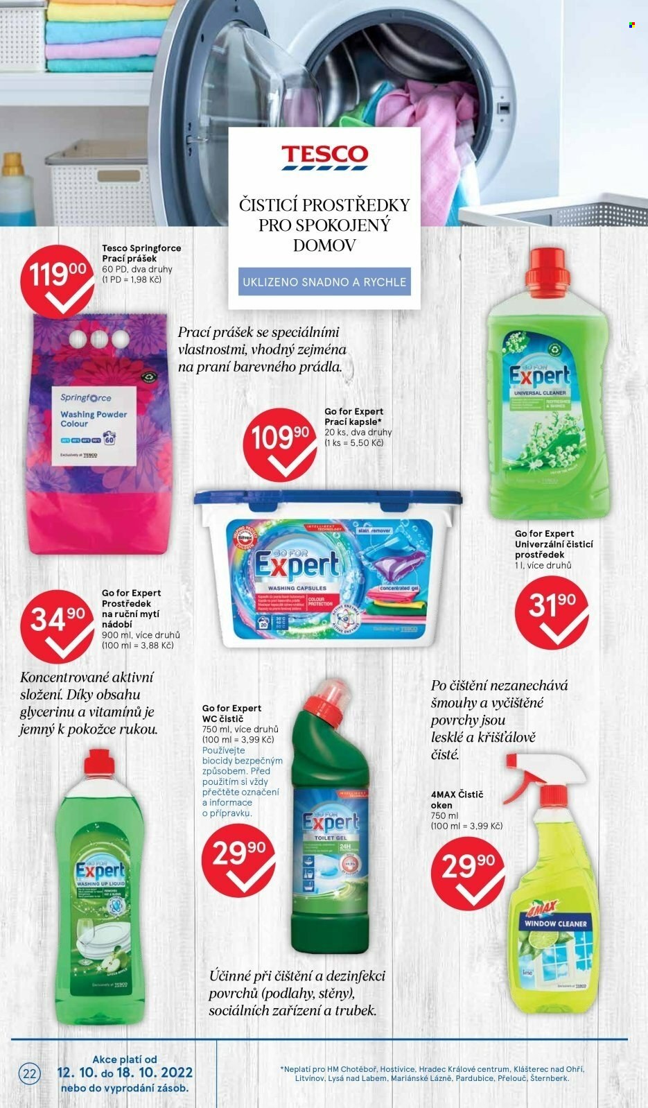 Leták TESCO - 12.10.2022 - 18.10.2022. Strana 22