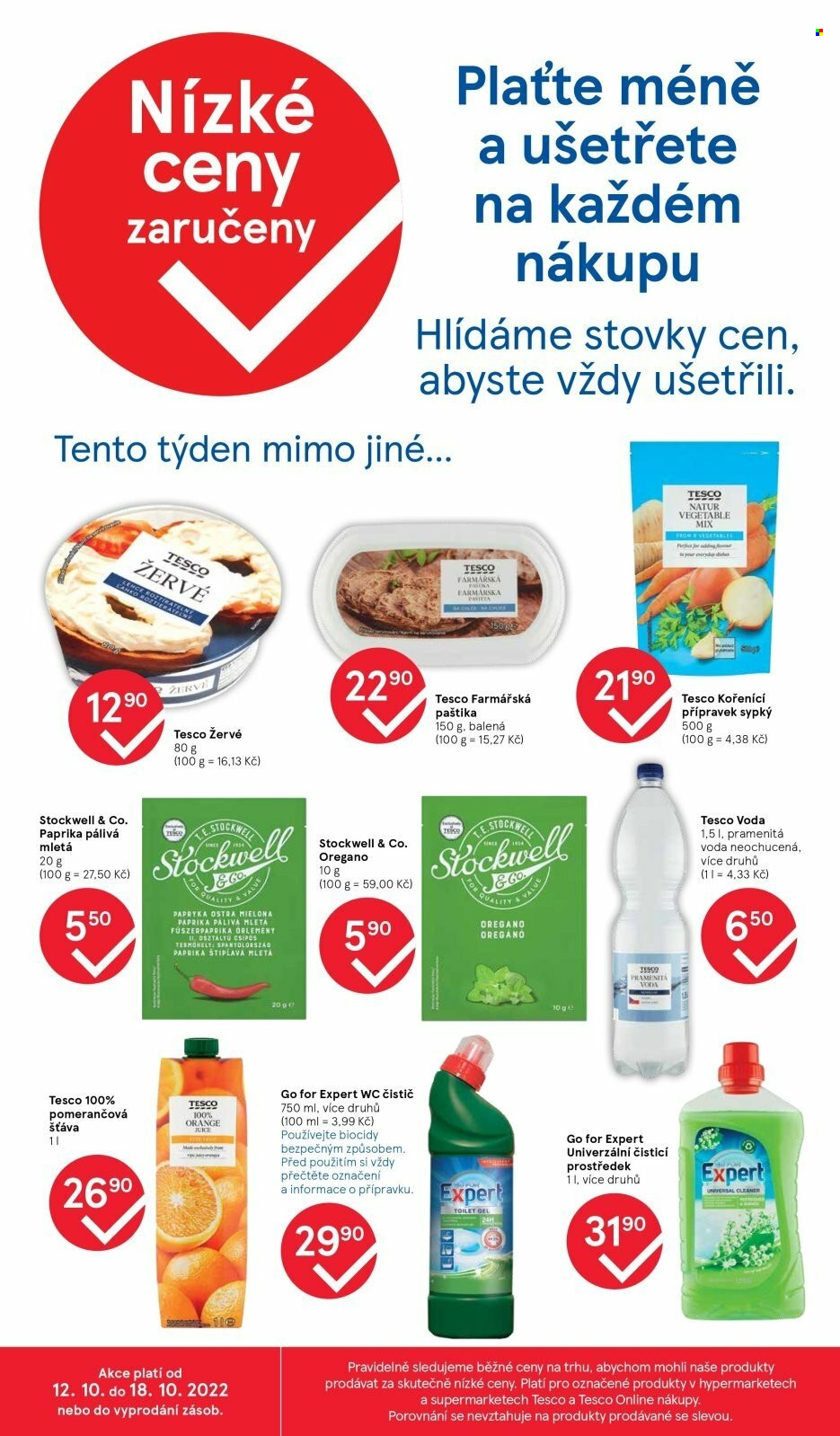 Leták TESCO supermarket - 12.10.2022 - 18.10.2022. Strana 8